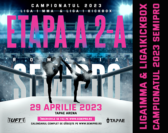 Campionatul 2023 SemiPro, Etapa a 2-a, Liga1MMA, Liga1kickbox
