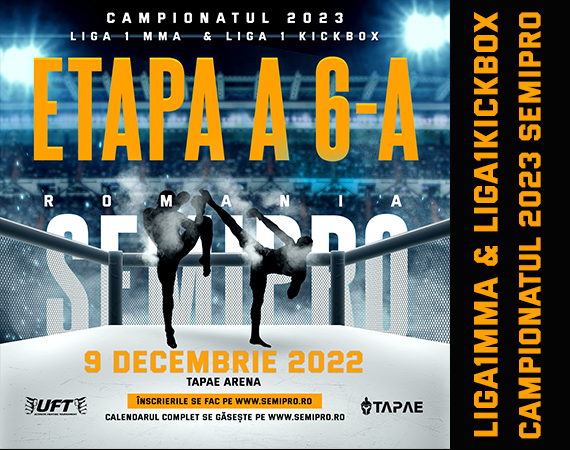 Campionatul 2023 SemiPro, Etapa a 6-a, Liga1MMA, Liga1kickbox
